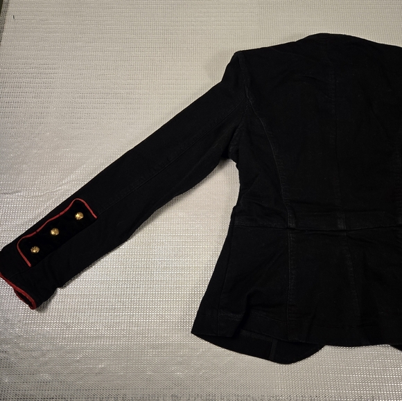 RALPH LAUREN BLACK MILITARY JACKET W/EPAULETS COAT Size 4 NICE!!!!!!!!!!!! - Picture 9 of 14